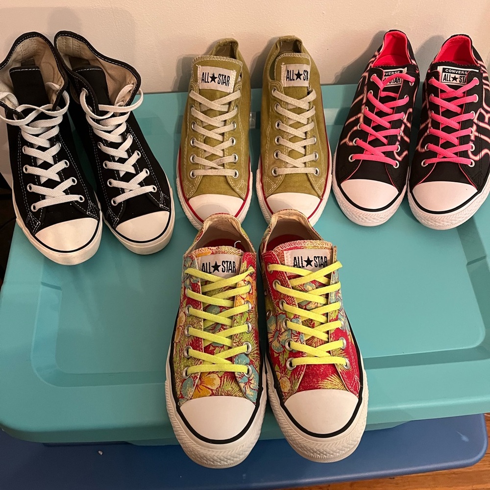Colorful Converse All Star Sneakers Collection